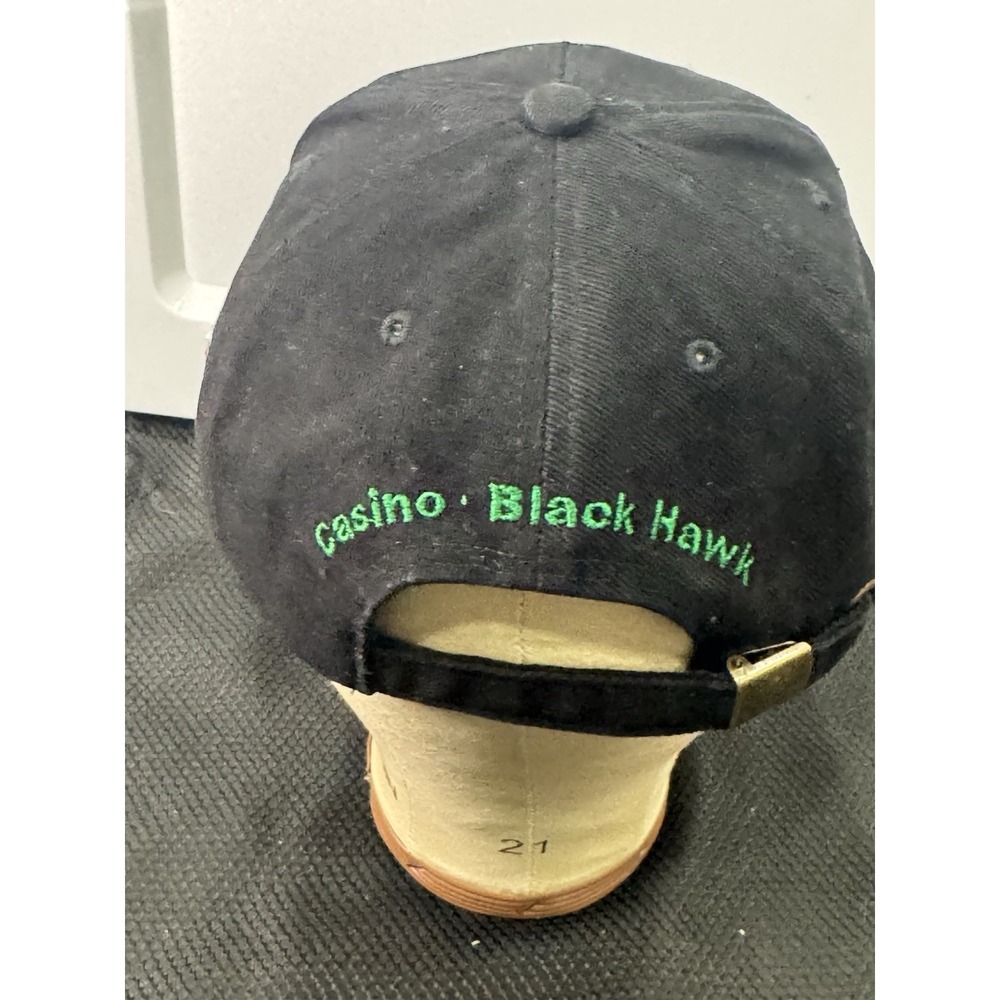 Fitzgeralds Casino Hotel Reno Baseball Cap Black USA Hat Black Hawk Casino - Picture 3 of 7
